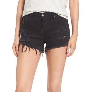 Sincerely Jules Black Denim Shorts